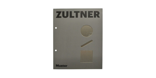 ZULTNER Muster 1017 1.4301 Edelstahlblech Dessin Karo 21 (1,5 mm)